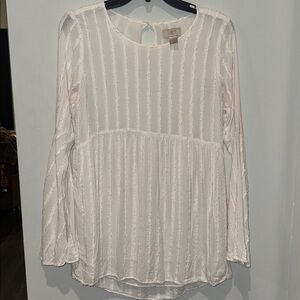 White Babydoll Blouse